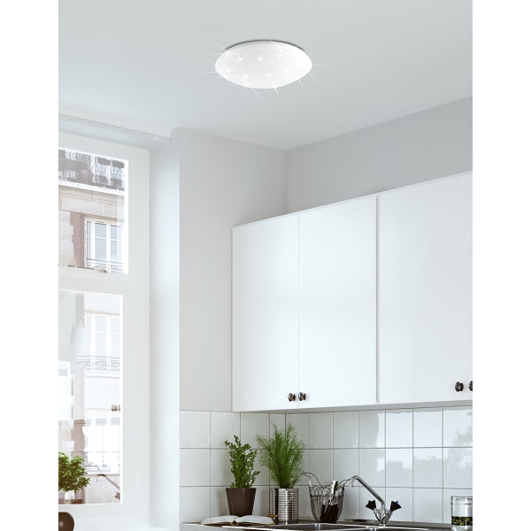 Magnus Lampa Sufitowa Plafon 18W Led 33Cm Klosz Biały 4000K Candellux