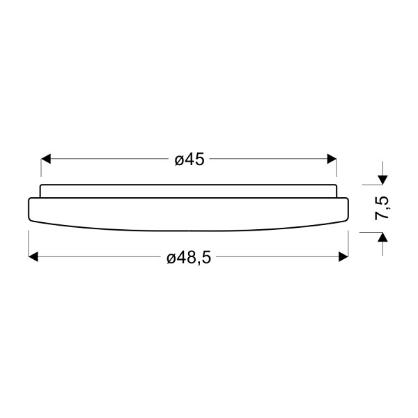 Calipso Lampa Sufitowa Plafon 60W Led 48,5 Cm Zmienna Barwa I Jasność Candellux