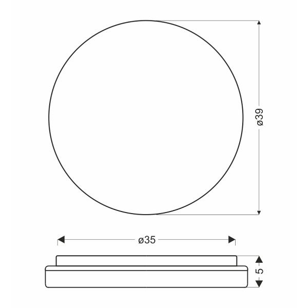 Lampa Sufitowa Gandava Plafon 24W Led Biało Drewniany 4000K Candellux
