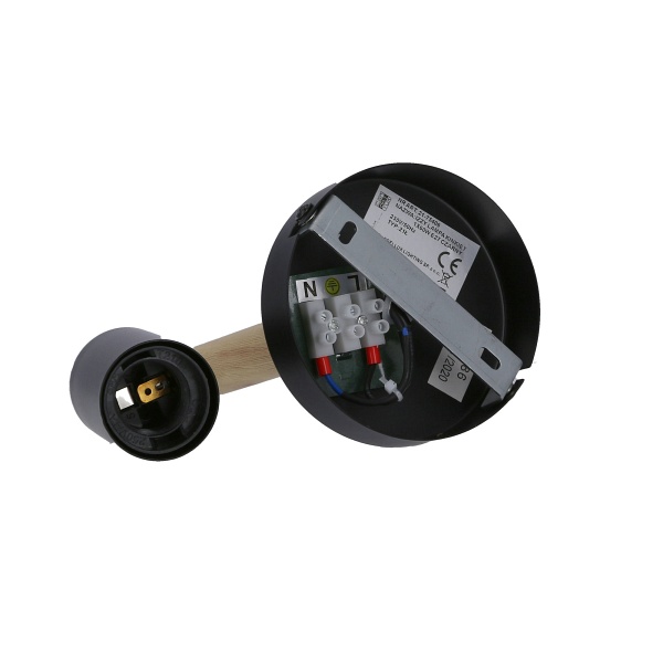 Izzy Lampa Kinkiet 1X60W E27 Czarny Candellux