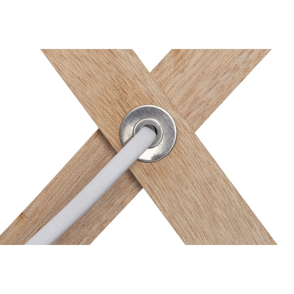 Lampa Kinkiet Mito Chrom 1X40W E27 Abażur Biały Candellux