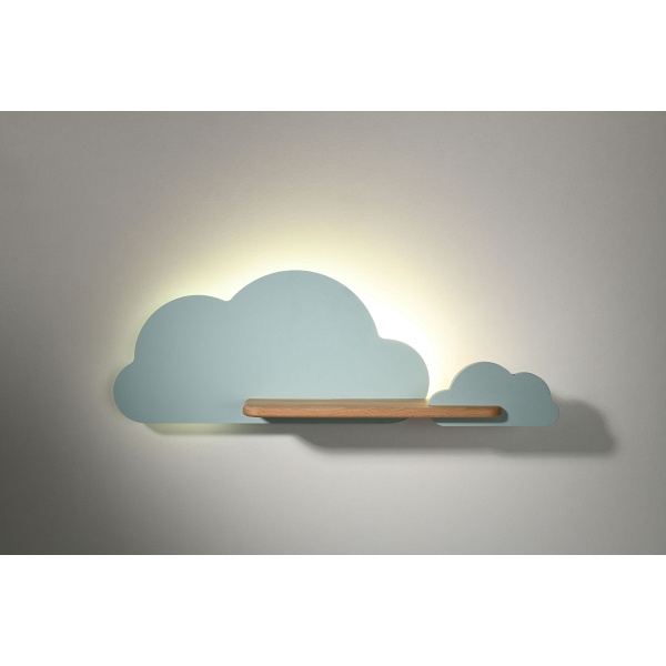 Lampa Cloud Kinkiet Ścienny 5W Led Iq Kids Niebieski Candellux