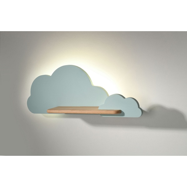 Lampa Cloud Kinkiet Ścienny 5W Led Iq Kids Niebieski Candellux