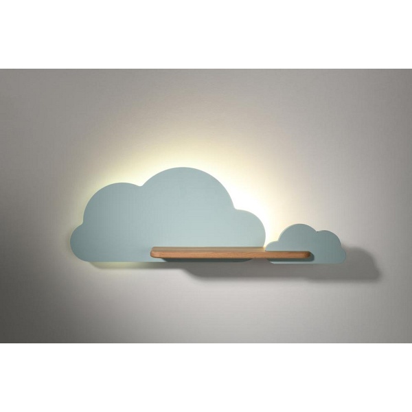 Lampa Cloud Kinkiet Ścienny 5W Led Iq Kids Niebieski Candellux