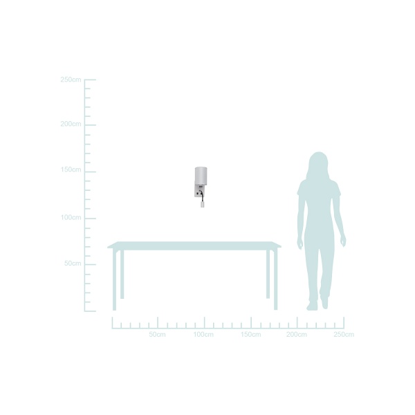 Magnum 3 Lampa Kinkiet Prostokątny 1X40W E27+3W Led Abażur Okrągły Biały Candellux