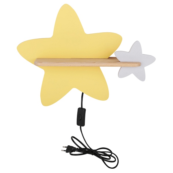 Star Lampa Kinkiet Ścienny 5W Led Iq Kids Z Przewodem Z Wł. I Wtyczką Candellux