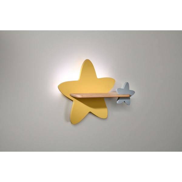 Star Lampa Kinkiet Ścienny 5W Led Iq Kids Z Przewodem Z Wł. I Wtyczką Candellux