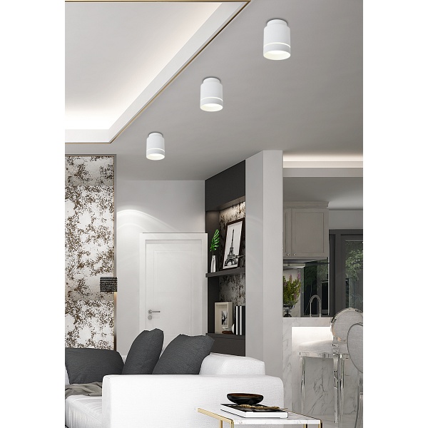 Lampa Sufitowa Tuba 12W Led 7,9/10,2 Biały 4000K Candellux