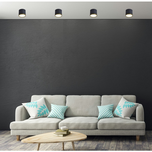 Tuba Lampa Sufitowa 9W Led 8,8/7,5 Złoty+Czarny 4000K Candellux