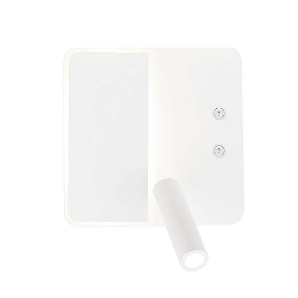 Alma Lampa Kinkiet 6W+3W Led Biały Candellux