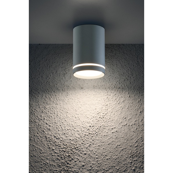 Tuba Lampa Sufitowa 1X15W Gu10 6,8/10 Szary Candellux