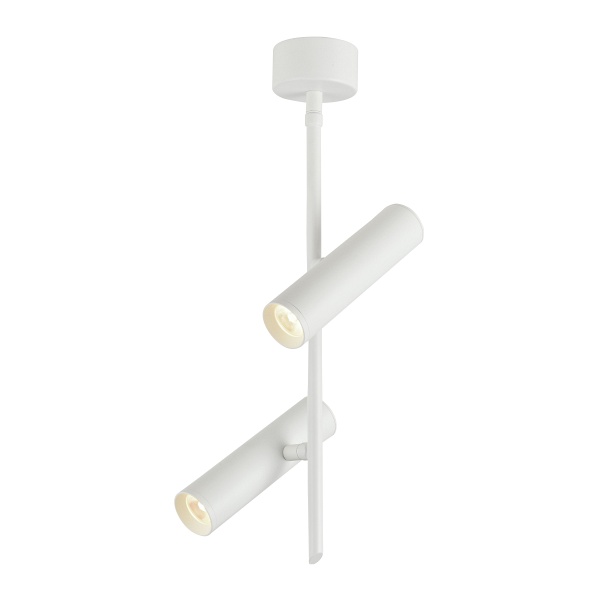 Lampa Wisząca Tuba 2X5W Led Biały 4000K Candellux