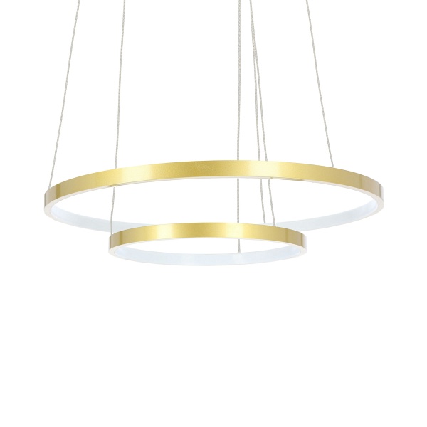 Lune Lampa Wisząca 50+30 Złoty 40W Led 4000K Candellux