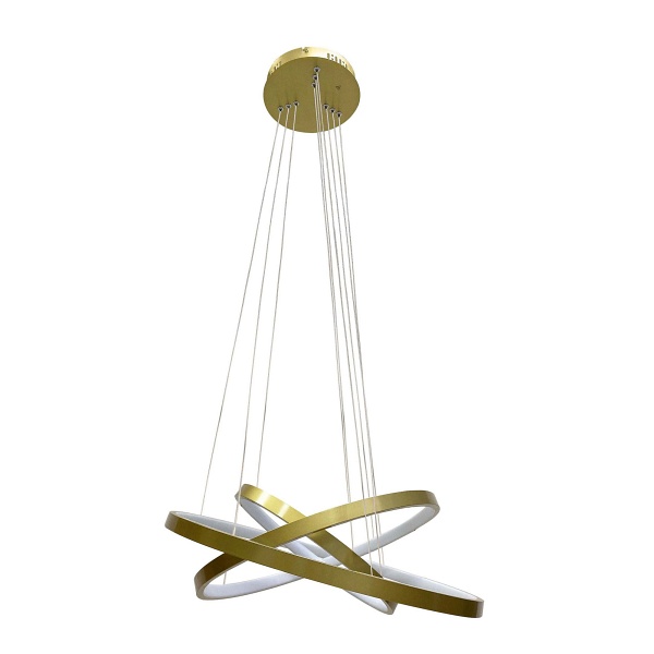 Lune Lampa Wisząca 50+40+30 Złoty 60W Led 4000K Candellux