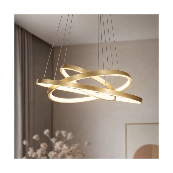 Lampa wisząca Lune 504030 złota 60w - Candellux