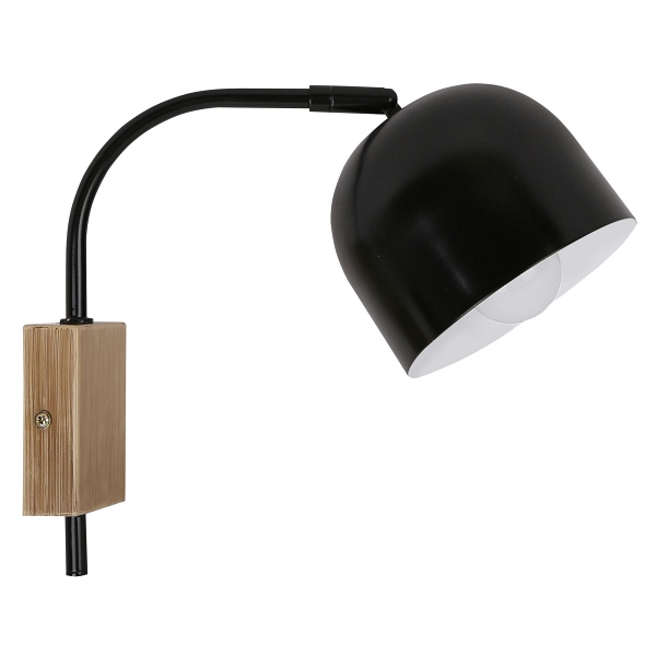 Rupi Lampa Kinkiet 1X40W E27 Czarny Candellux