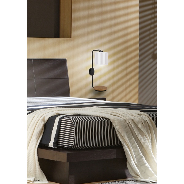 Lampa Alpine Kinkiet 1X40W E14 Czarny Candellux