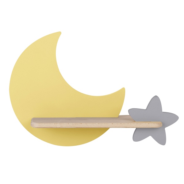 Lampa Moon Kinkiet Ścienny 5W Led Iq Kids Złoty+Szary Candellux