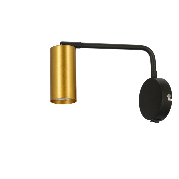 Tina Lampa Kinkiet Czarno Złoty 1X15W Gu10 Candellux