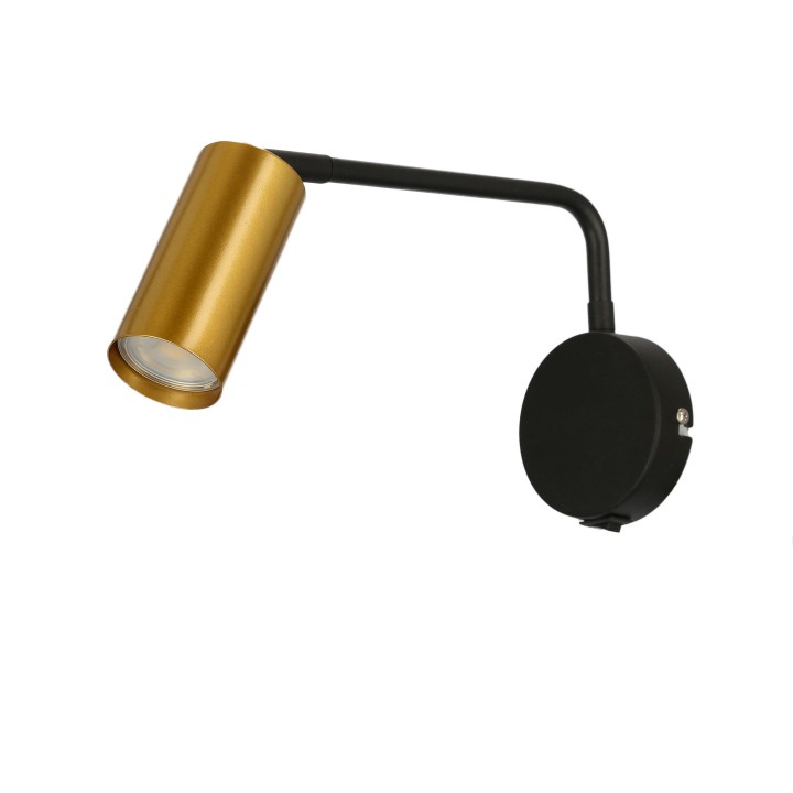 Tina Lampa Kinkiet Czarno Złoty 1X15W Gu10 Candellux