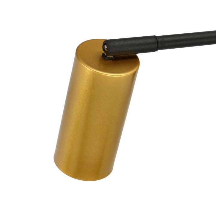 Tina Lampa Kinkiet Czarno Złoty 1X15W Gu10 Candellux