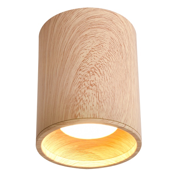 Tuba Lampa Sufitowa 1X15W Gu10 7,9/10 Drewniany Candellux