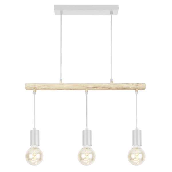 Izzy Lampa Wisząca 3X60W E27 Biały Candellux