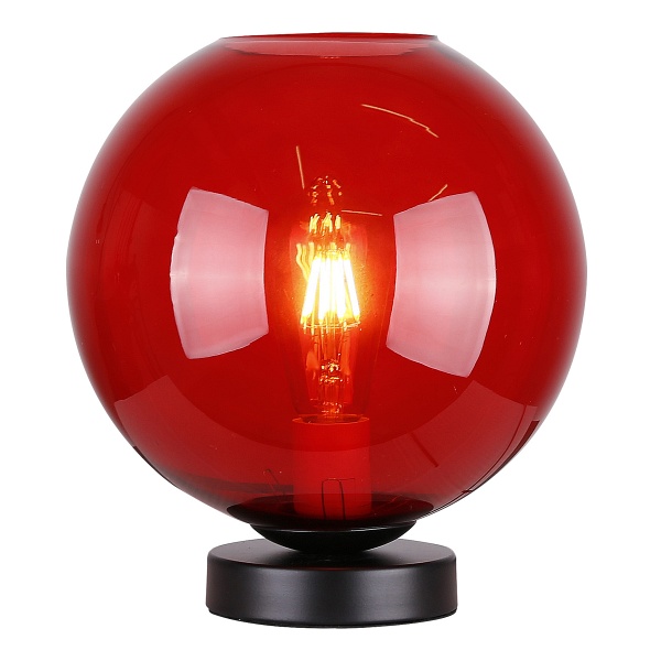Lampka Globe Gabinetowa 1X60W E27 Czerwony Candellux