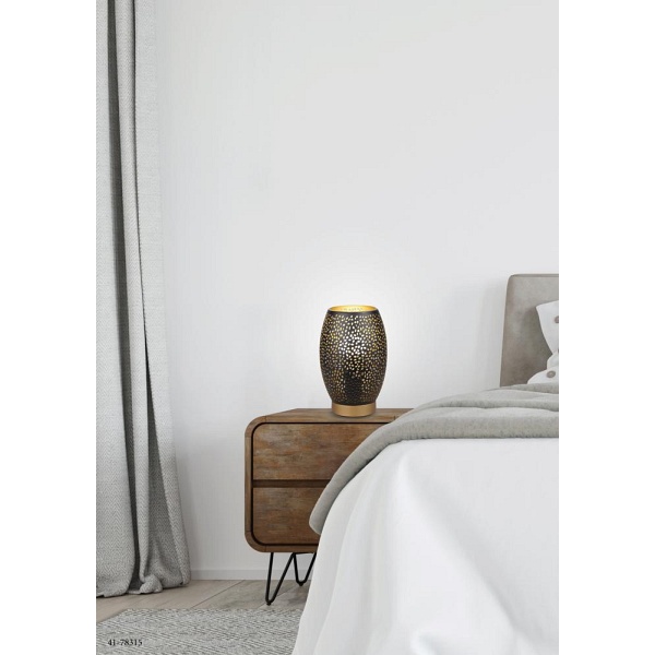 Venus Lampa Gabinetowa 1X60W E27 Czarny Candellux