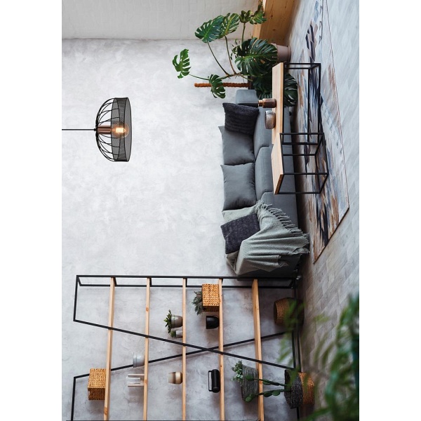 Levi Lampa Wisząca Złoty 1X40W E27 Klosz Czarny Candellux