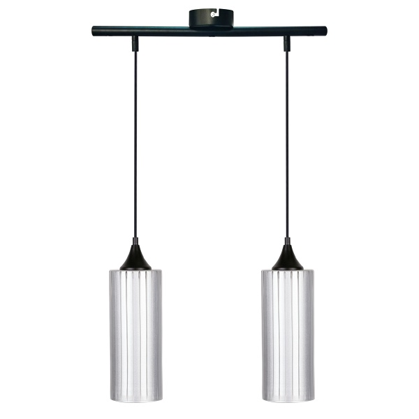 Lampa Wisząca Concept Zwis 2X60W E27 Srebrny Candellux