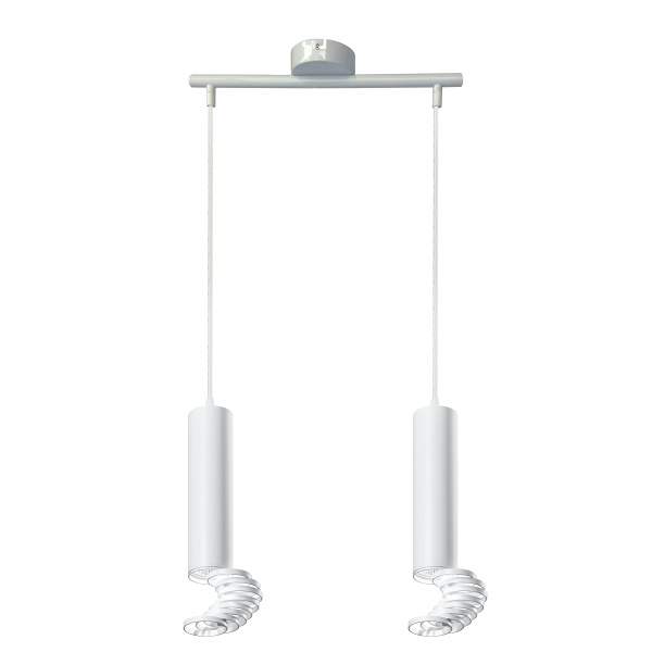 Lampa Wisząca Tuba 2X50W Gu10 6/30 Biały Candellux