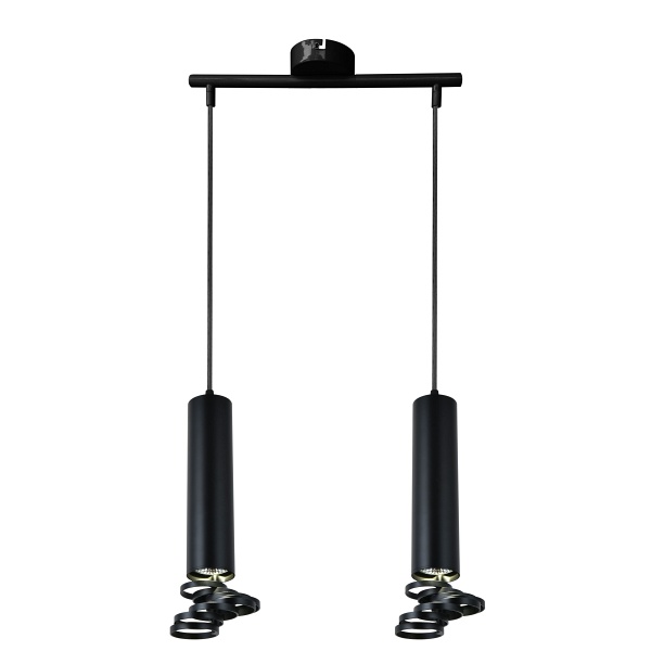 Tuba Lampa Wisząca 2X50W Gu10 6/30 Czarny Candellux