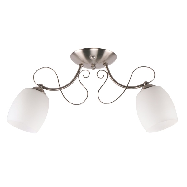 Amba Lampa Sufitowa 2X40W E27 Biał Candellux