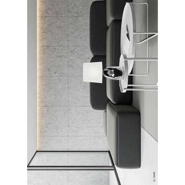 Hierro Lampa Gabinetowa 1X60W E27 Srebrna Candellux