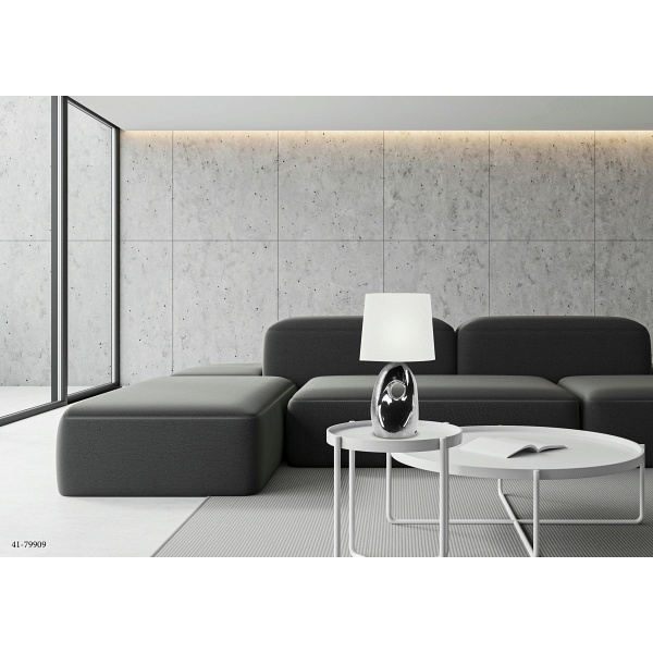 Hierro Lampa Gabinetowa 1X60W E27 Srebrna Candellux