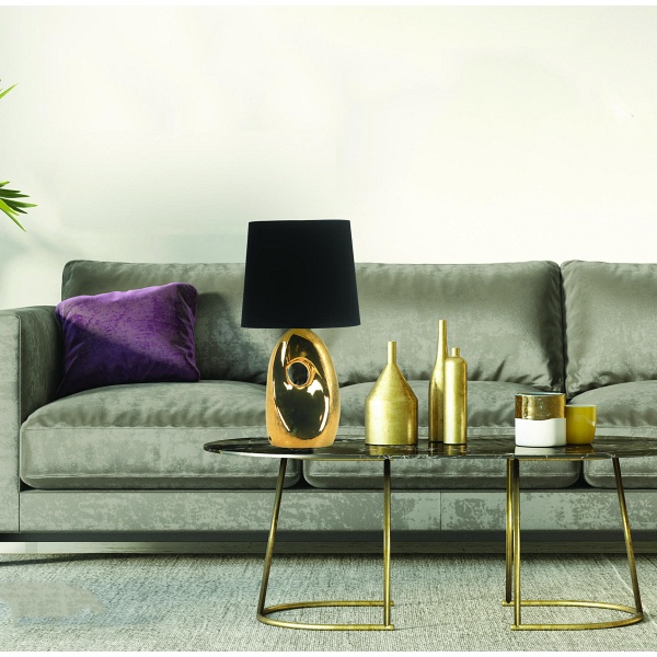 Hierro Lampa Gabinetowa 1X60W E27 Złota Candellux