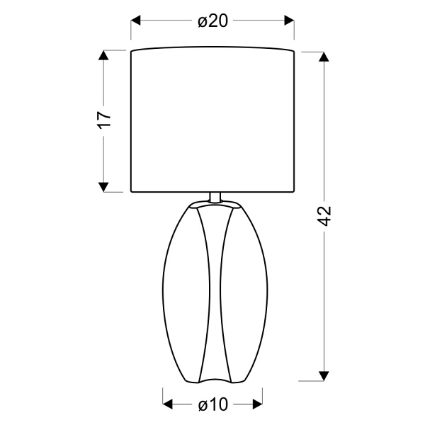 Palma 1 H-42 Lampa Gabinetowa 1X60W E27 Candellux
