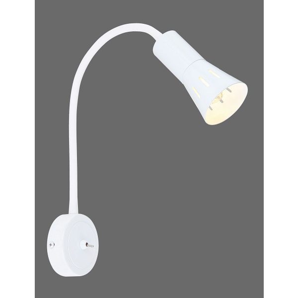 Arena Kinkiet Wysięgnik 1*40W R50 E14 Biały Candellux