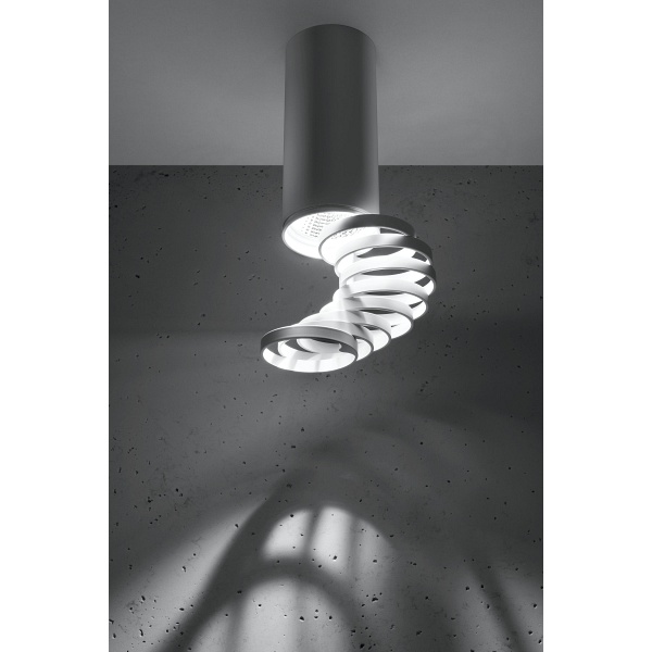 Lampa Sufitowa Tuba 1X50W Gu10 6/20 Biały Candellux