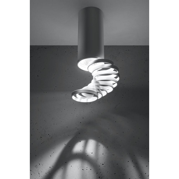 Lampa Sufitowa Tuba 1X50W Gu10 6/20 Biały Candellux