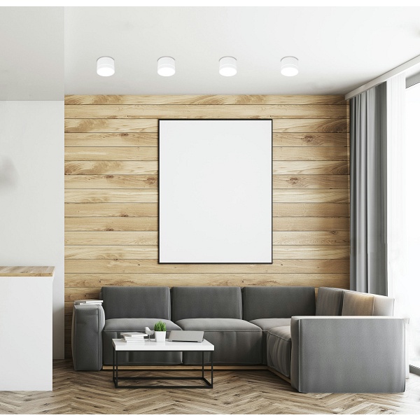 Lampa Sufitowa Tuba 1X15W Gu10 7,9/12 Biały Candellux