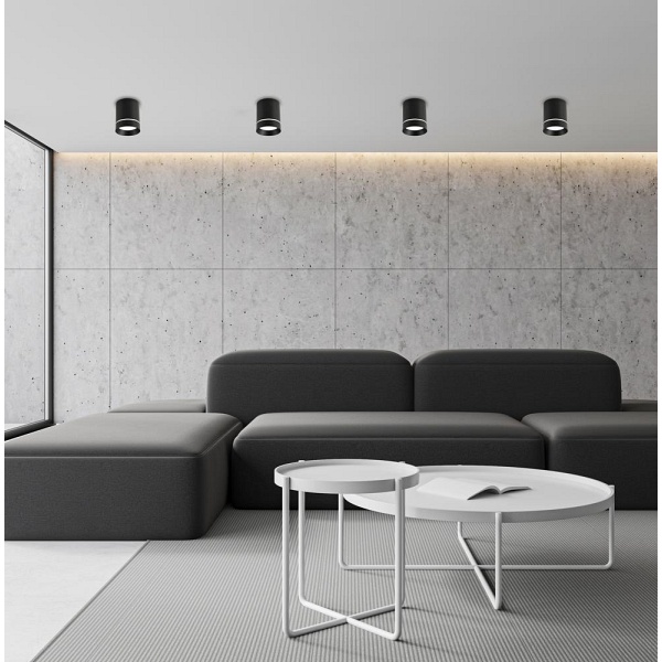 Lampa Sufitowa Tuba 1X15W Gu10 7,9/12 Czarny Candellux