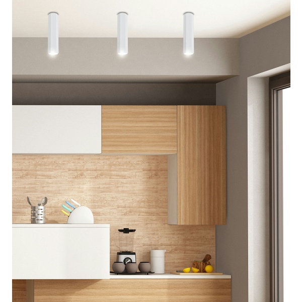 Lampa Sufitowa Tuba 1X25W Gu10 6,3/25 Biały Candellux