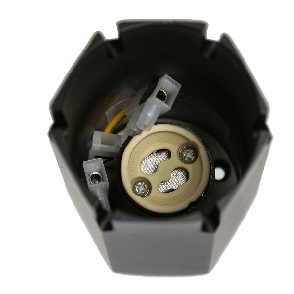 Lampa Sufitowa Tuba 1X25W Gu10 6,3/12 Czarny Candellux