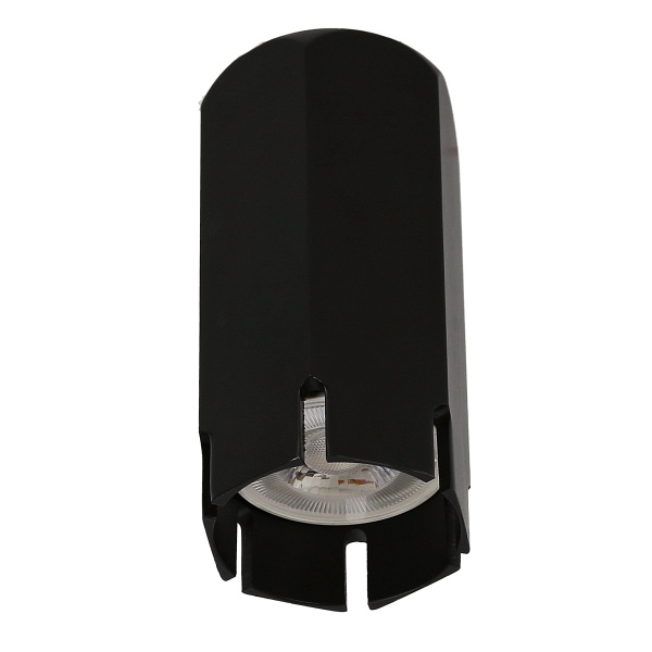 Lampa Sufitowa Tuba 1X25W Gu10 6,3/12 Czarny Candellux