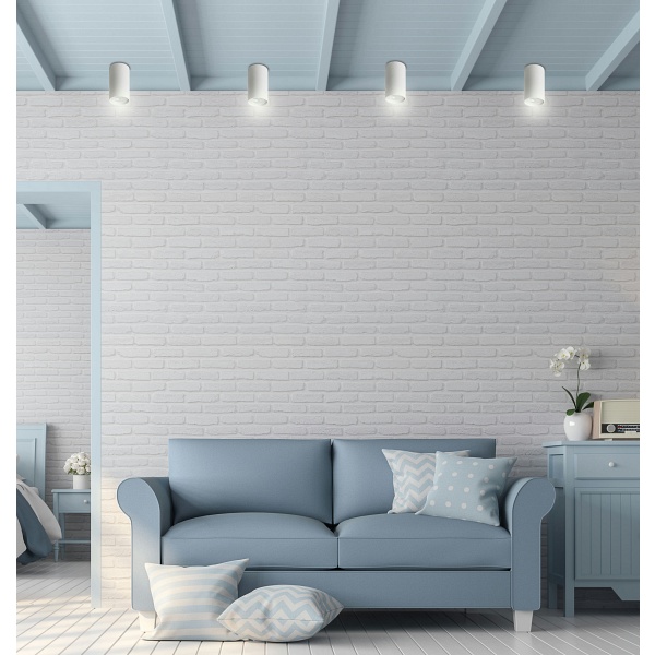 Tuba Lampa Sufitowa 1X15W Gu10 5,5/10 Biały Candellux