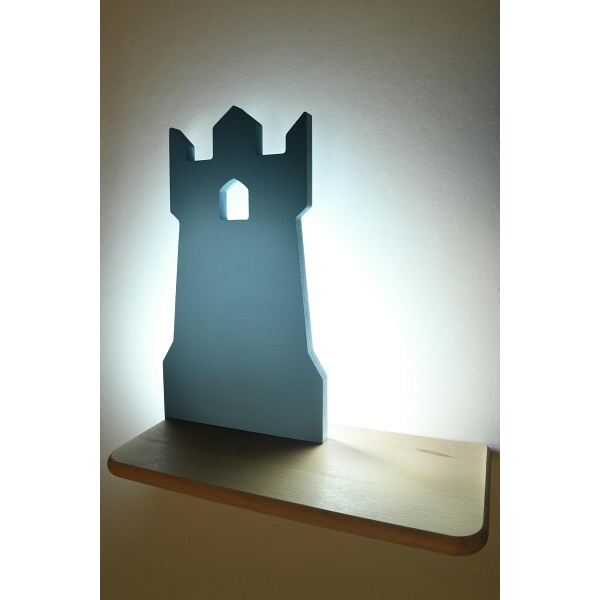 Tower Lampa Kinkiet 4W Led 4000K Iq Kids Niebieski Candellux