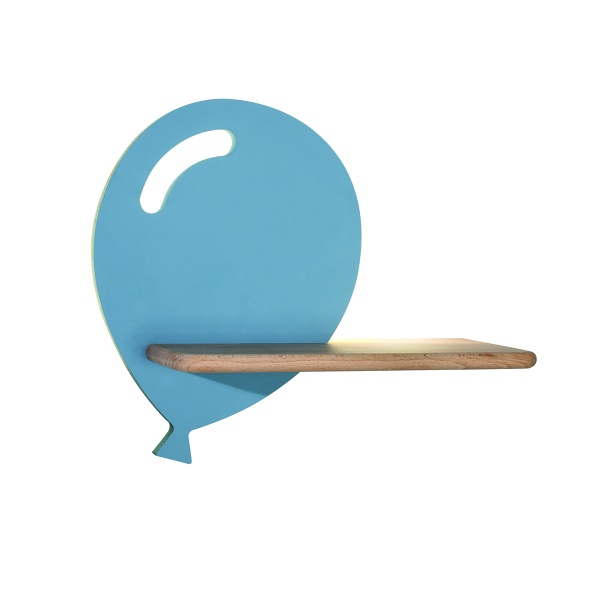 Balloon Lampa Kinkiet 4W Led 4000K Z Otworem Iq Kids Niebieski Candellux