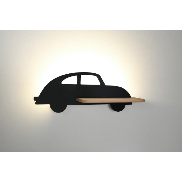 Car Lampa Kinkiet 5W Led 4000K Wp Iq Kids Czarny Candellux